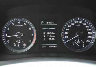 Подержанный автомобиль Hyundai Sonata 2017 года (17 фото)